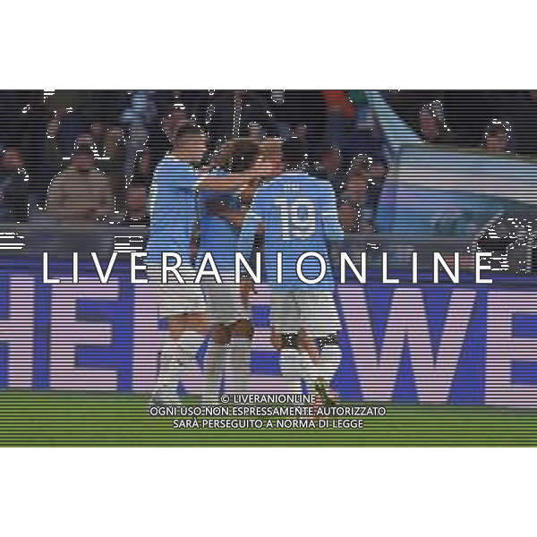 Lazio vs Cagliari Campionato Serie A Enilive - 10 Giornata Stadio Olimpico - Roma 03-11-2025 nella foto Esultanza Lazio Foto Federico Gaetano - ag Aldo liverani- AGENZIA ALDO LIVERANI SAS