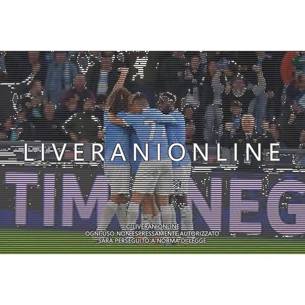 Lazio vs Cagliari Campionato Serie A Enilive - 10 Giornata Stadio Olimpico - Roma 03-11-2025 nella foto Esultanza Lazio Foto Federico Gaetano - ag Aldo liverani- AGENZIA ALDO LIVERANI SAS