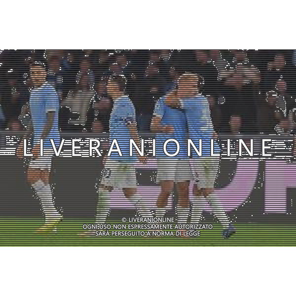 Lazio vs Cagliari Campionato Serie A Enilive - 10 Giornata Stadio Olimpico - Roma 03-11-2025 nella foto Esultanza Lazio Foto Federico Gaetano - ag Aldo liverani- AGENZIA ALDO LIVERANI SAS