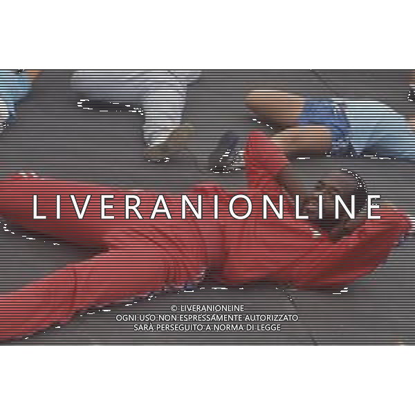 DIAP-RETROSPETTIVA EDWIN MOSES ATLETA NELLA FOTO EDWIN MOSES A VIGEVANO NELL\'ANNO 1984 AG ALDO LIVERANI SAS