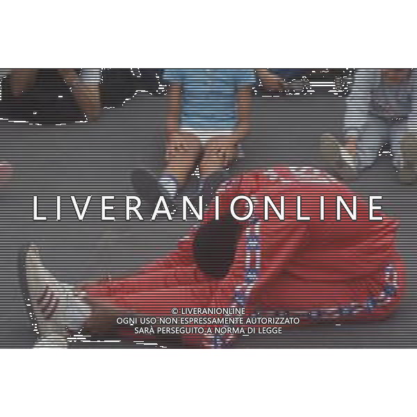 DIAP-RETROSPETTIVA EDWIN MOSES ATLETA NELLA FOTO EDWIN MOSES A VIGEVANO NELL\'ANNO 1984 AG ALDO LIVERANI SAS