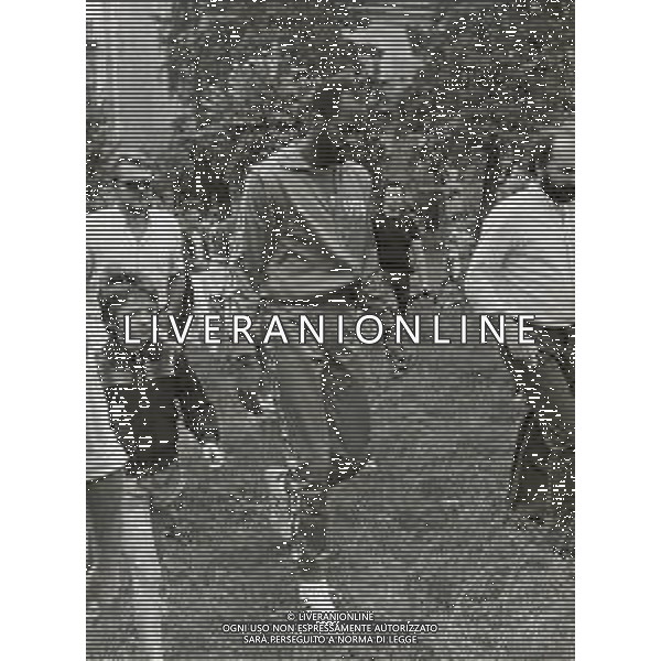 DIAP-RETROSPETTIVA EDWIN MOSES ATLETA NELLA FOTO EDWIN MOSES A VIGEVANO NELL\'ANNO 1984 AG ALDO LIVERANI SAS