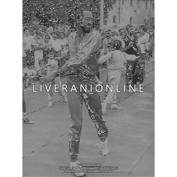 DIAP-RETROSPETTIVA EDWIN MOSES ATLETA NELLA FOTO EDWIN MOSES A VIGEVANO NELL\'ANNO 1984 AG ALDO LIVERANI SAS