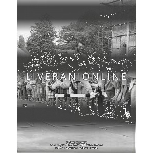 DIAP-RETROSPETTIVA EDWIN MOSES ATLETA NELLA FOTO EDWIN MOSES A VIGEVANO NELL\'ANNO 1984 AG ALDO LIVERANI SAS