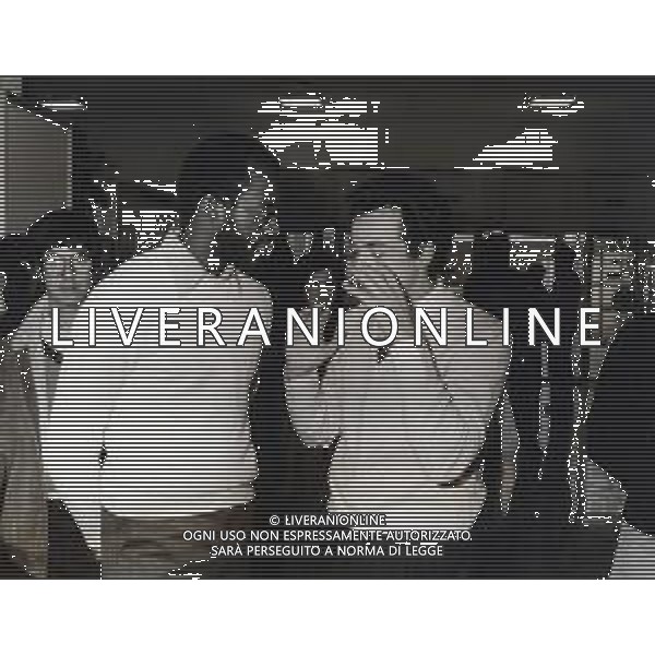 DIAP-RETROSPETTIVA EDWIN MOSES ATLETA NELLA FOTO EDWIN MOSES CON PIETRO MENNEA AG ALDO LIVERANI SAS