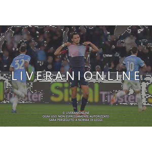 Lazio vs Cagliari Campionato Serie A Enilive - 10 Giornata Stadio Olimpico - Roma 03-11-2025 nella foto Delusione Zappa Foto Federico Gaetano - ag Aldo liverani- AGENZIA ALDO LIVERANI SAS