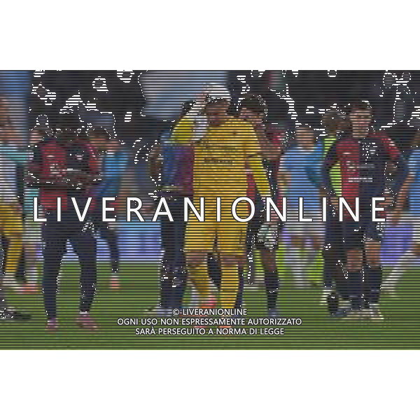 Lazio vs Cagliari Campionato Serie A Enilive - 10 Giornata Stadio Olimpico - Roma 03-11-2025 nella foto Delusione finale Cagliari Foto Federico Gaetano - ag Aldo liverani- AGENZIA ALDO LIVERANI SAS