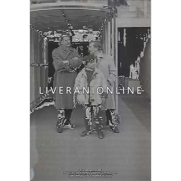 NEG-RETROSPETTIVA GIAN MAURO BORSANO PRESIDENTE TORINO CALCIO NELLA FOTO GIAN MAURO BORSANO NELL\'ANNO 1990- PRESIDENTE DEL TORINO CALCIO CON EMILIANO MONDONICO AG ALDO LIVERANI SAS 