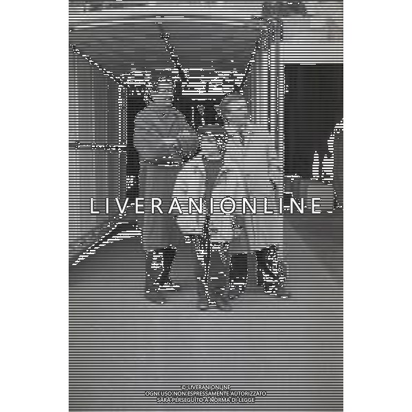 NEG-RETROSPETTIVA GIAN MAURO BORSANO PRESIDENTE TORINO CALCIO NELLA FOTO GIAN MAURO BORSANO NELL\'ANNO 1990- PRESIDENTE DEL TORINO CALCIO CON EMILIANO MONDONICO AG ALDO LIVERANI SAS 