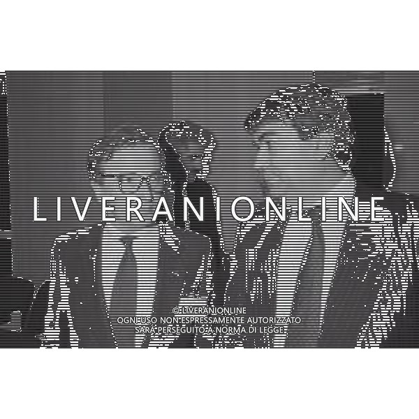 NEG-RETROSPETTIVA GIAN MAURO BORSANO PRESIDENTE TORINO CALCIO NELLA FOTO GIAN MAURO BORSANO NELL\'ANNO 1990- PRESIDENTE DEL TORINO CALCIO CON ALDO SPINELLI PRESIDENTE GENOA CALCIO AG ALDO LIVERANI SAS 