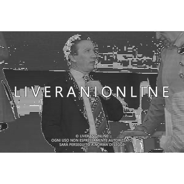 NEG-RETROSPETTIVA GIAN MAURO BORSANO PRESIDENTE TORINO CALCIO NELLA FOTO GIAN MAURO BORSANO NELL\'ANNO 1989 PRESIDENTE DEL TORINO CALCIO AG ALDO LIVERANI SAS 