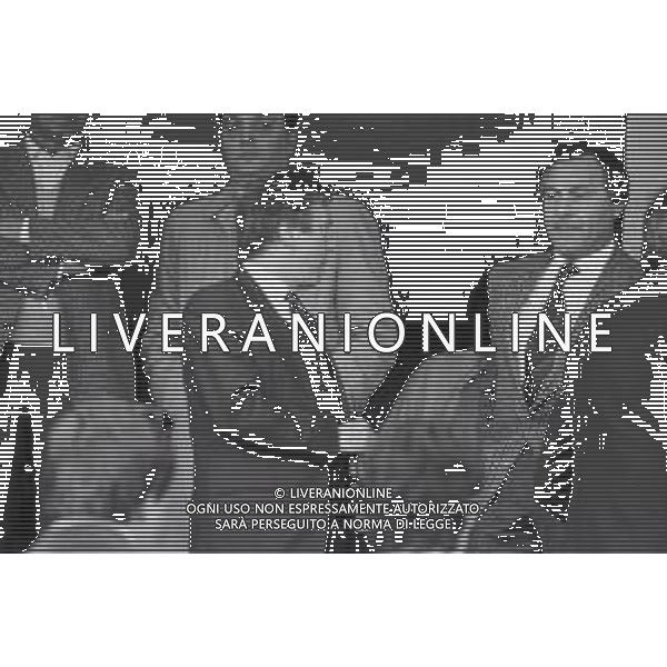 NEG-RETROSPETTIVA GIAN MAURO BORSANO PRESIDENTE TORINO CALCIO NELLA FOTO GIAN MAURO BORSANO NELL\'ANNO 1989 PRESIDENTE DEL TORINO CALCIO AG ALDO LIVERANI SAS 