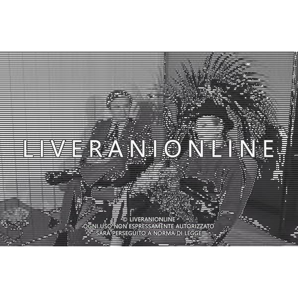 NEG-RETROSPETTIVA GIAN MAURO BORSANO PRESIDENTE TORINO CALCIO NELLA FOTO GIAN MAURO BORSANO NELL\'ANNO 1989 PRESIDENTE DEL TORINO CALCIO CON LA GIORNALISTA ROSANNA MARANI AG ALDO LIVERANI SAS 