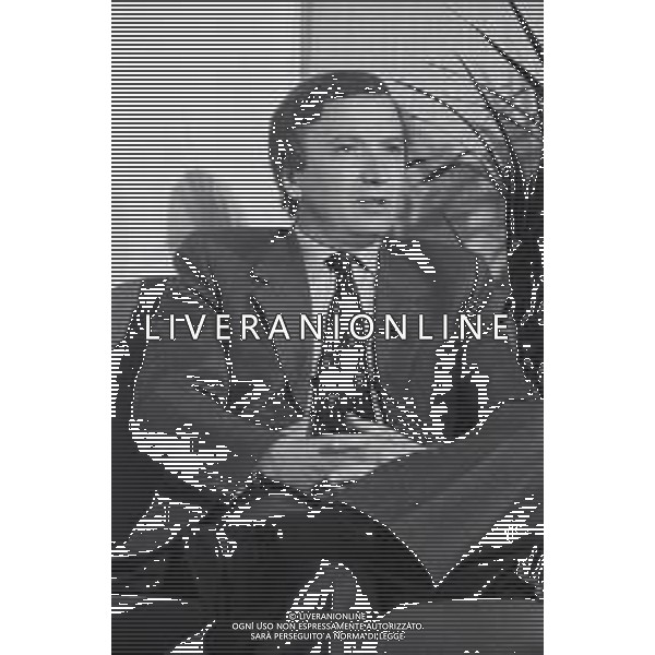 NEG-RETROSPETTIVA GIAN MAURO BORSANO PRESIDENTE TORINO CALCIO NELLA FOTO GIAN MAURO BORSANO NELL\'ANNO 1989 PRESIDENTE DEL TORINO CALCIO AG ALDO LIVERANI SAS 