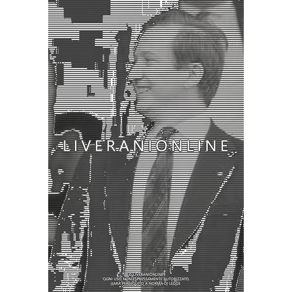 NEG-RETROSPETTIVA GIAN MAURO BORSANO PRESIDENTE TORINO CALCIO NELLA FOTO GIAN MAURO BORSANO NELL\'ANNO 1989 PRESIDENTE DEL TORINO CALCIO AG ALDO LIVERANI SAS 