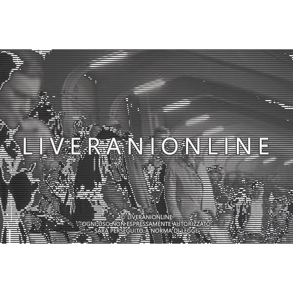 NEG-RETROSPETTIVA GIAN MAURO BORSANO PRESIDENTE TORINO CALCIO NELLA FOTO GIAN MAURO BORSANO NELL\'ANNO 1990-1991 PRESIDENTE DEL TORINO CALCIO CON BETTINO CRAXI AG ALDO LIVERANI SAS