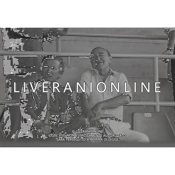 NEG-RETROSPETTIVA GIAN MAURO BORSANO PRESIDENTE TORINO CALCIO NELLA FOTO GIAN MAURO BORSANO NELL\'ANNO 1990-1991 PRESIDENTE DEL TORINO CALCIO CON PAOLO MANTOVANI PRESIDENTE SAMPDORIA CALCIO AG ALDO LIVERANI SAS