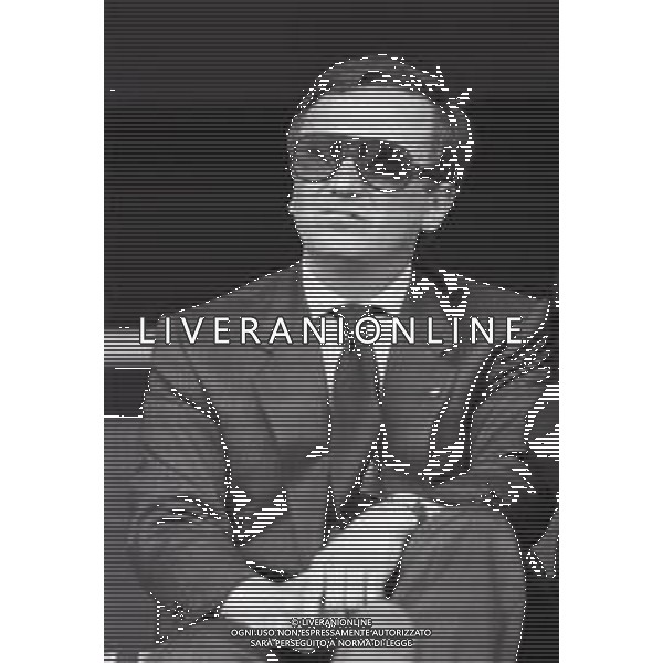 NEG-RETROSPETTIVA GIAN MAURO BORSANO PRESIDENTE TORINO CALCIO NELLA FOTO GIAN MAURO BORSANO NELL\'ANNO 1990-1991 PRESIDENTE DEL TORINO CALCIO AG ALDO LIVERANI SAS