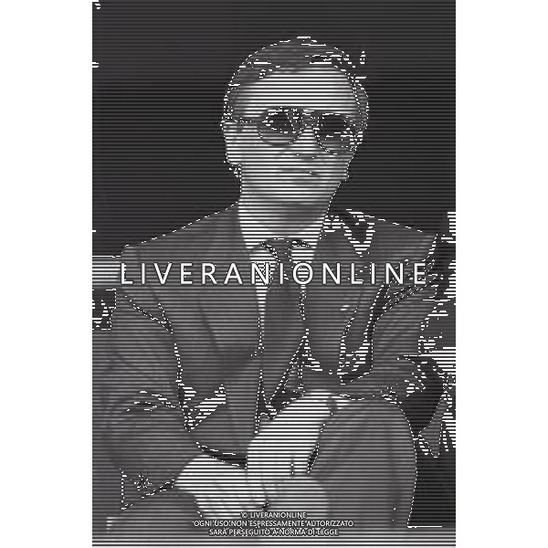 NEG-RETROSPETTIVA GIAN MAURO BORSANO PRESIDENTE TORINO CALCIO NELLA FOTO GIAN MAURO BORSANO NELL\'ANNO 1990-1991 PRESIDENTE DEL TORINO CALCIO AG ALDO LIVERANI SAS