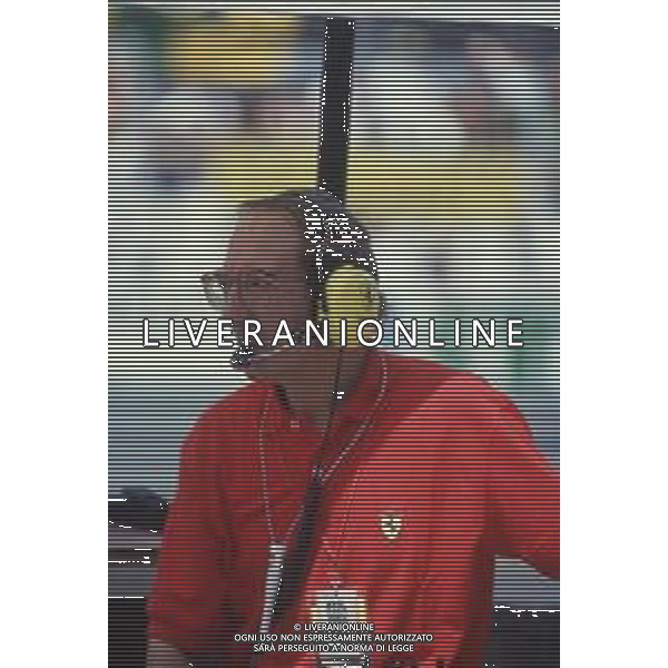 DIAP-RETROSPETTIVA CLAUDIO LOMBARDI INGEGNERE FERRARI F1 NELLA FOTO CLAUDIO LOMBARDI INGEGNERE DELLA SCUDERIA FERRARI F1 ANNO 1991 AG ALDO LIVERANI SAS