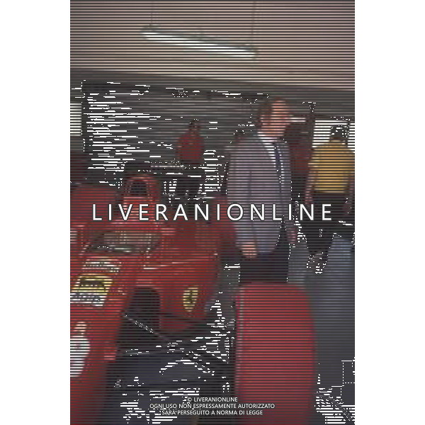 DIAP-RETROSPETTIVA CLAUDIO LOMBARDI INGEGNERE FERRARI F1 NELLA FOTO CLAUDIO LOMBARDI INGEGNERE DELLA SCUDERIA FERRARI F1 ANNO 1991 AG ALDO LIVERANI SAS