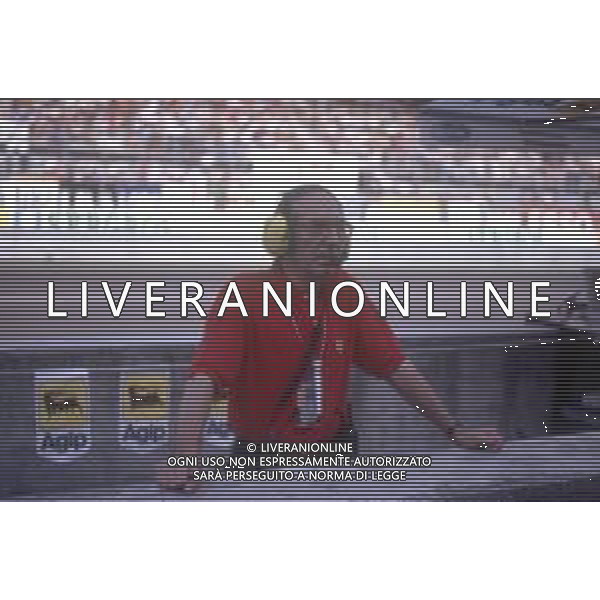 DIAP-RETROSPETTIVA CLAUDIO LOMBARDI INGEGNERE FERRARI F1 NELLA FOTO CLAUDIO LOMBARDI INGEGNERE DELLA SCUDERIA FERRARI F1 ANNO 1991 AG ALDO LIVERANI SAS