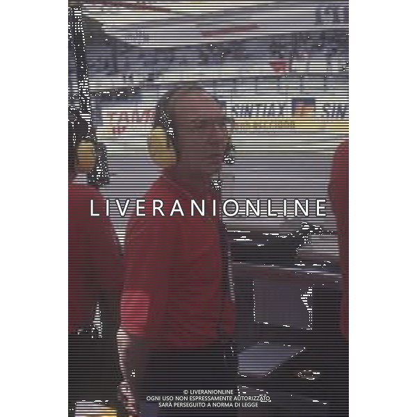 DIAP-RETROSPETTIVA CLAUDIO LOMBARDI INGEGNERE FERRARI F1 NELLA FOTO CLAUDIO LOMBARDI INGEGNERE DELLA SCUDERIA FERRARI F1 ANNO 1991 AG ALDO LIVERANI SAS