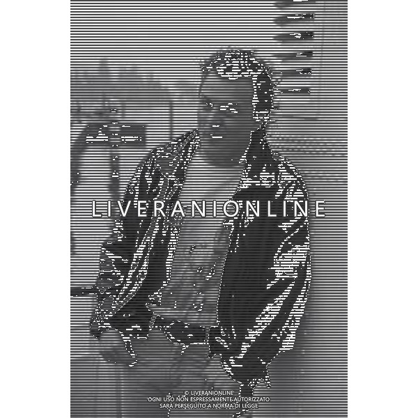 NEG-RETROSPETTIVA ZUCCHERO FORNACIARI CANTANTE NELLA FOTO ZUCCHERO FORNACIARI A RIVA DEL GARDA NELL\'ANNO 1986 AG ALDO LIVERANI SAS