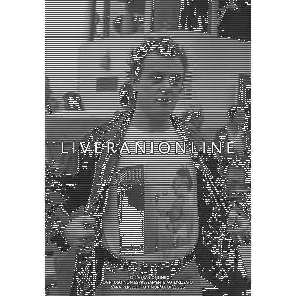 NEG-RETROSPETTIVA ZUCCHERO FORNACIARI CANTANTE NELLA FOTO ZUCCHERO FORNACIARI A RIVA DEL GARDA NELL\'ANNO 1986 AG ALDO LIVERANI SAS