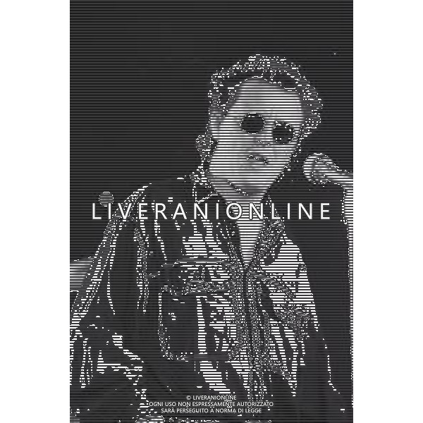 NEG-RETROSPETTIVA ZUCCHERO FORNACIARI CANTANTE NELLA FOTO ZUCCHERO FORNACIARI A RIVA DEL GARDA NELL\'ANNO 1986 AG ALDO LIVERANI SAS