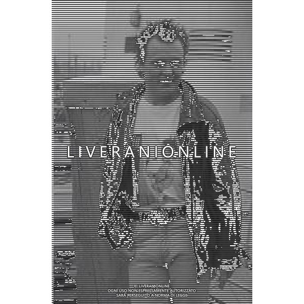 NEG-RETROSPETTIVA ZUCCHERO FORNACIARI CANTANTE NELLA FOTO ZUCCHERO FORNACIARI A RIVA DEL GARDA NELL\'ANNO 1986 AG ALDO LIVERANI SAS