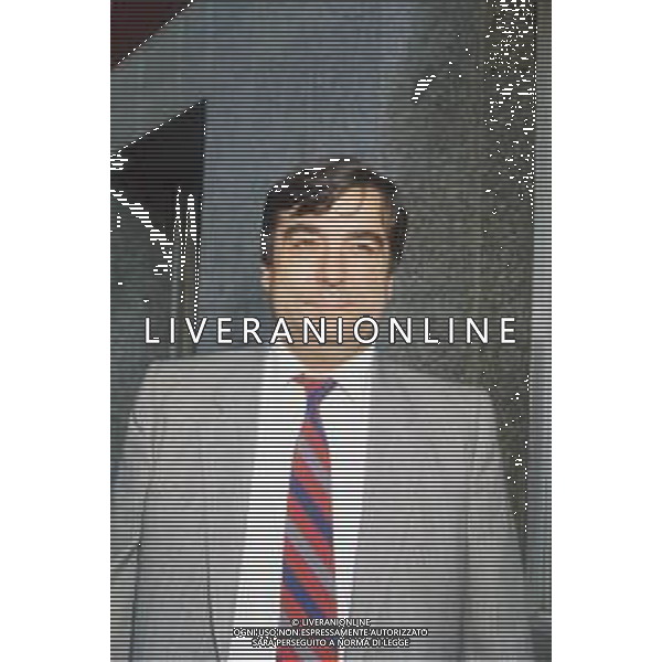 DIAP-RETROSPETTIVA ALDO SPINELLI PRESIDENTE GENOA CALCIO NELLA FOTO ALDO SPINELLI PRESIDENTE GENOA CALCIO NELL\'ANNO 1986 AG ALDO LIVERANI SAS