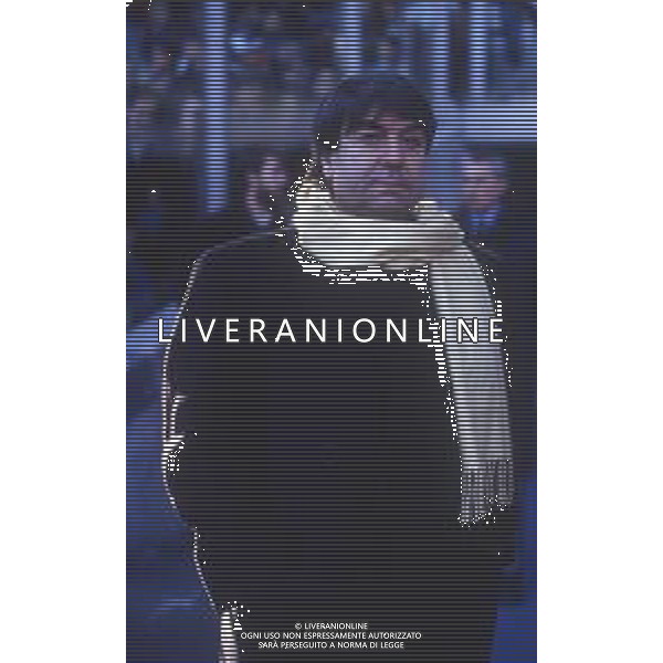 DIAP-RETROSPETTIVA ALDO SPINELLI PRESIDENTE GENOA CALCIO NELLA FOTO ALDO SPINELLI PRESIDENTE GENOA CALCIO NELL\'ANNO 1990-1991 AG ALDO LIVERANI SAS