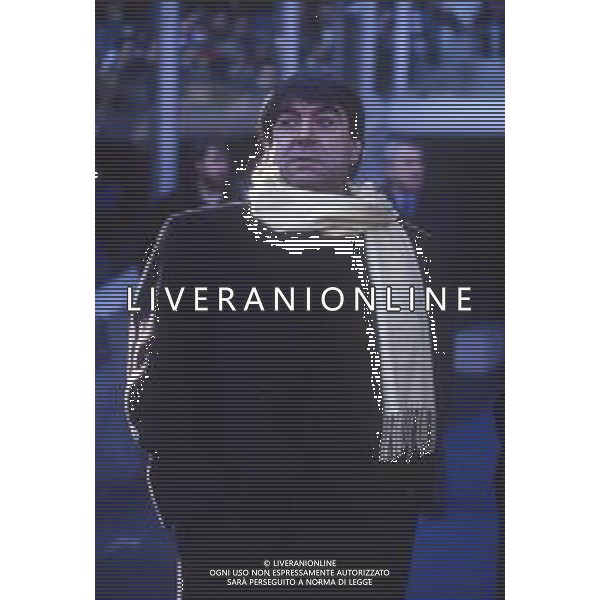 DIAP-RETROSPETTIVA ALDO SPINELLI PRESIDENTE GENOA CALCIO NELLA FOTO ALDO SPINELLI PRESIDENTE GENOA CALCIO NELL\'ANNO 1990-1991 AG ALDO LIVERANI SAS