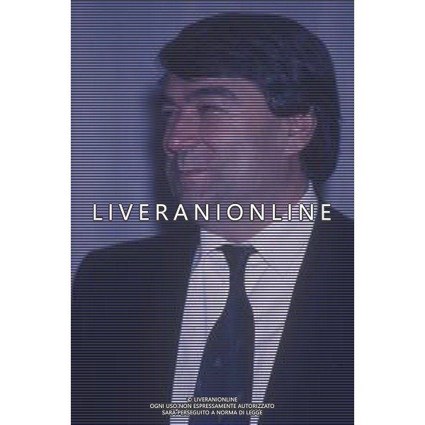 DIAP-RETROSPETTIVA ALDO SPINELLI PRESIDENTE GENOA CALCIO NELLA FOTO ALDO SPINELLI PRESIDENTE GENOA CALCIO NELL\'ANNO 1990-1991 AG ALDO LIVERANI SAS