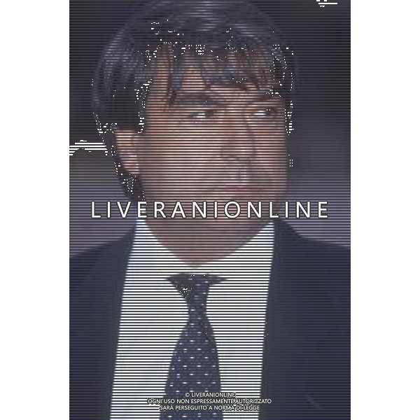 DIAP-RETROSPETTIVA ALDO SPINELLI PRESIDENTE GENOA CALCIO NELLA FOTO ALDO SPINELLI PRESIDENTE GENOA CALCIO NELL\'ANNO 1990-1991 AG ALDO LIVERANI SAS