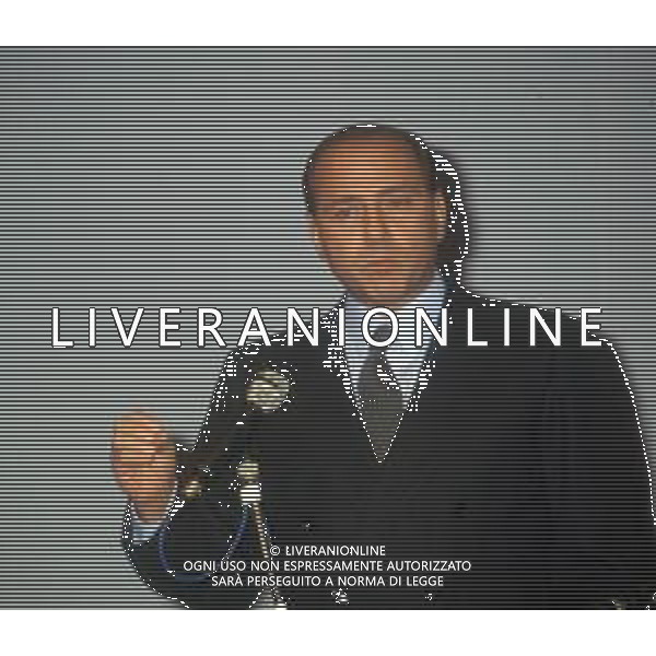 DIAP-RETROSPETTIVA SILVIO BERLUSCONI IMPRENDITORE E POLITICO NELLA FOTO SILVIO BERLUSCONI NELL\'ANNO 1988-1989 AG ALDO LIVERANI SAS