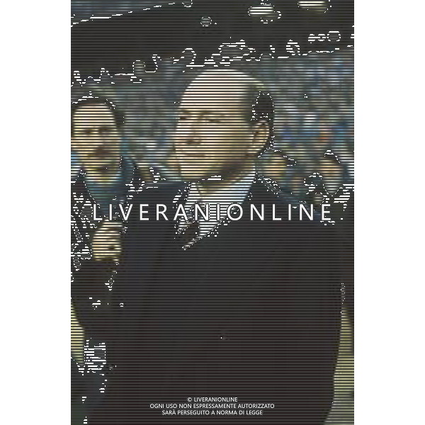 DIAP-RETROSPETTIVA SILVIO BERLUSCONI IMPRENDITORE E POLITICO NELLA FOTO SILVIO BERLUSCONI NELL\'ANNO 1988-1989 AG ALDO LIVERANI SAS