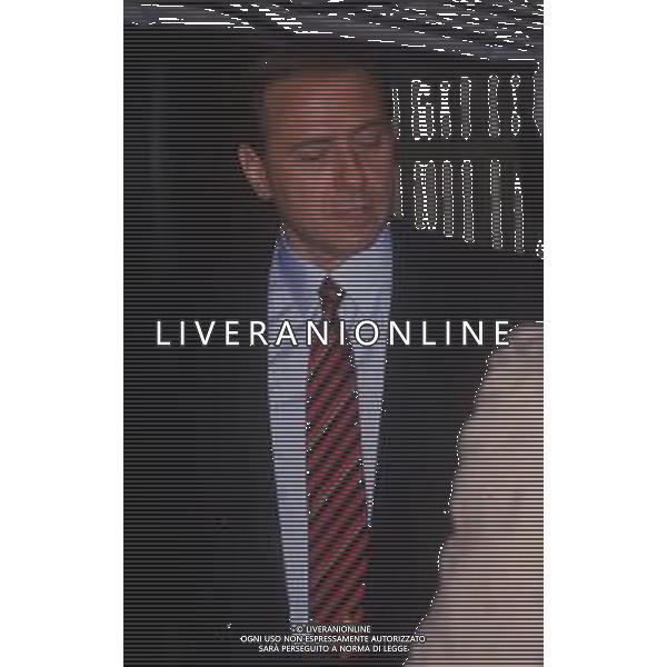 DIAP-RETROSPETTIVA SILVIO BERLUSCONI IMPRENDITORE E POLITICO NELLA FOTO SILVIO BERLUSCONI NELL\'ANNO 1988-1989 AG ALDO LIVERANI SAS