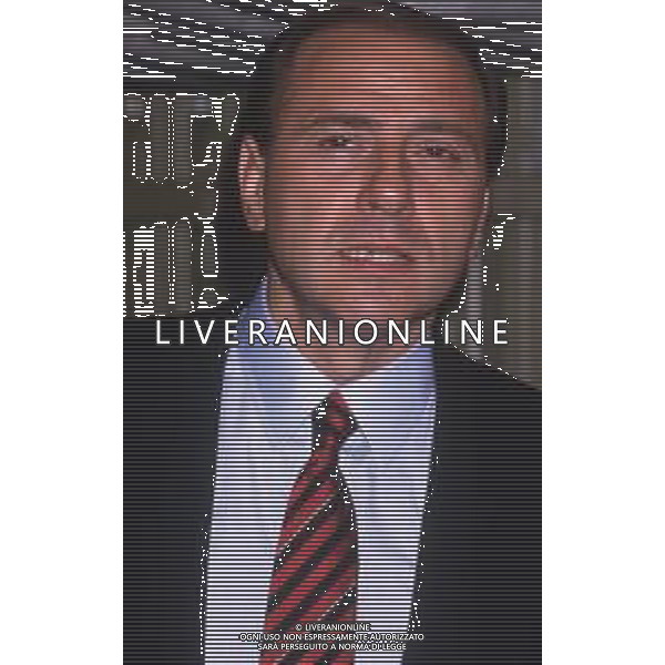 DIAP-RETROSPETTIVA SILVIO BERLUSCONI IMPRENDITORE E POLITICO NELLA FOTO SILVIO BERLUSCONI NELL\'ANNO 1988-1989 AG ALDO LIVERANI SAS