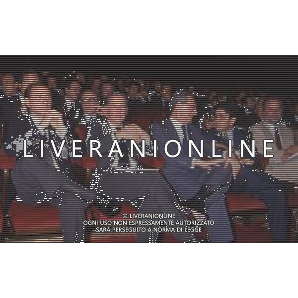 DIAP-RETROSPETTIVA SILVIO BERLUSCONI IMPRENDITORE E POLITICO NELLA FOTO SILVIO BERLUSCONI NELL\'ANNO 1988-1989 AG ALDO LIVERANI SAS