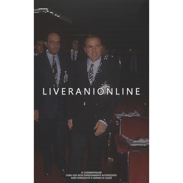 DIAP-RETROSPETTIVA SILVIO BERLUSCONI IMPRENDITORE E POLITICO NELLA FOTO SILVIO BERLUSCONI NELL\'ANNO 1988-1989 AG ALDO LIVERANI SAS