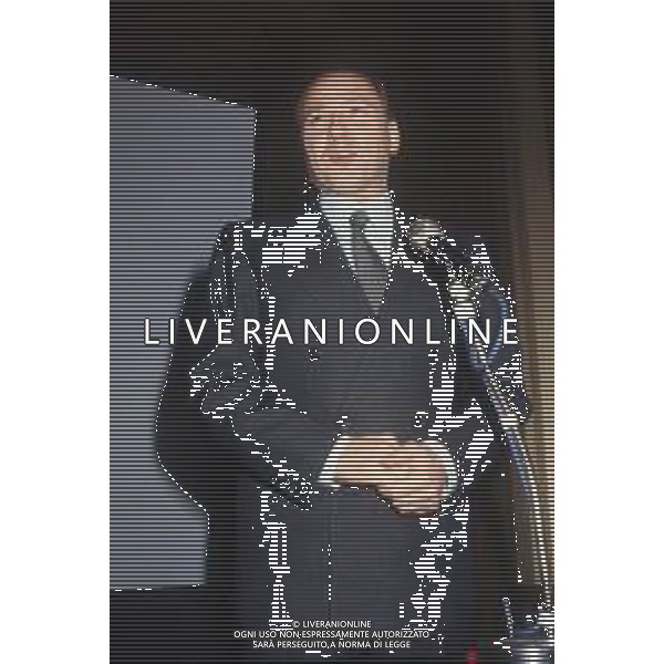 DIAP-RETROSPETTIVA SILVIO BERLUSCONI IMPRENDITORE E POLITICO NELLA FOTO SILVIO BERLUSCONI NELL\'ANNO 1988-1989 AG ALDO LIVERANI SAS