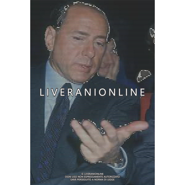 DIAP-RETROSPETTIVA SILVIO BERLUSCONI IMPRENDITORE E POLITICO NELLA FOTO SILVIO BERLUSCONI NELL\'ANNO 1988-1989 AG ALDO LIVERANI SAS