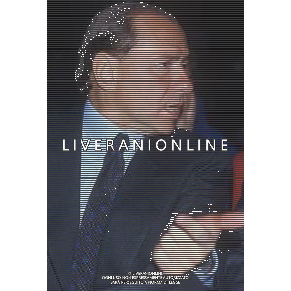 DIAP-RETROSPETTIVA SILVIO BERLUSCONI IMPRENDITORE E POLITICO NELLA FOTO SILVIO BERLUSCONI NELL\'ANNO 1988-1989 AG ALDO LIVERANI SAS