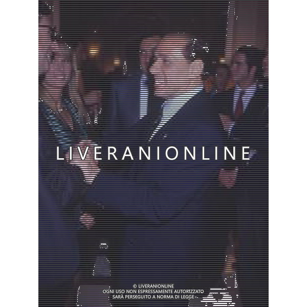 DIAP-RETROSPETTIVA SILVIO BERLUSCONI IMPRENDITORE E POLITICO NELLA FOTO SILVIO BERLUSCONI NELL\'ANNO 1988-1989 AG ALDO LIVERANI SAS