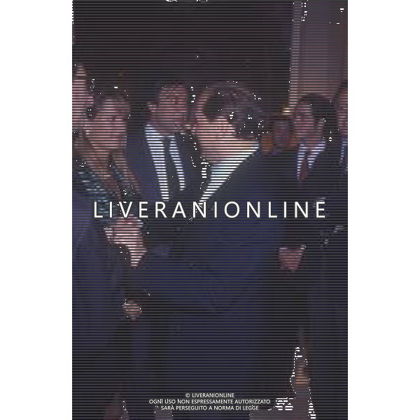 DIAP-RETROSPETTIVA SILVIO BERLUSCONI IMPRENDITORE E POLITICO NELLA FOTO SILVIO BERLUSCONI NELL\'ANNO 1988-1989 AG ALDO LIVERANI SAS