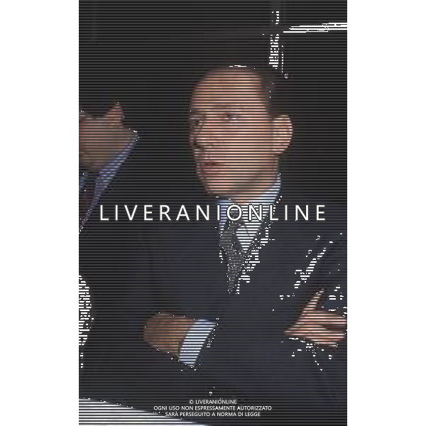 DIAP-RETROSPETTIVA SILVIO BERLUSCONI IMPRENDITORE E POLITICO NELLA FOTO SILVIO BERLUSCONI NELL\'ANNO 1988-1989 AG ALDO LIVERANI SAS