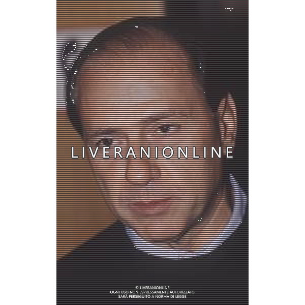 DIAP-RETROSPETTIVA SILVIO BERLUSCONI IMPRENDITORE E POLITICO NELLA FOTO SILVIO BERLUSCONI NELL\'ANNO 1988-1989 AG ALDO LIVERANI SAS