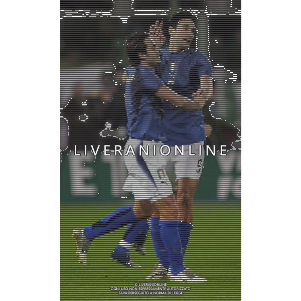 ITALIA-GERMANIA NELLA FOTO: ESULTANZA DI GILARDINO E TONI PH ANDRY/AG LIVERANI